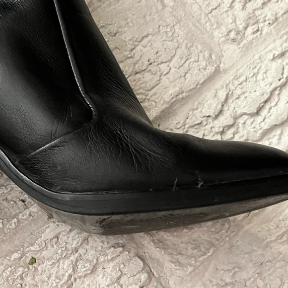 Topshop Black Ankle Boots - Picture 5 of 5